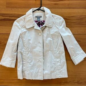 Ann Taylor 5-Button 3/4 Sleeve Jacket